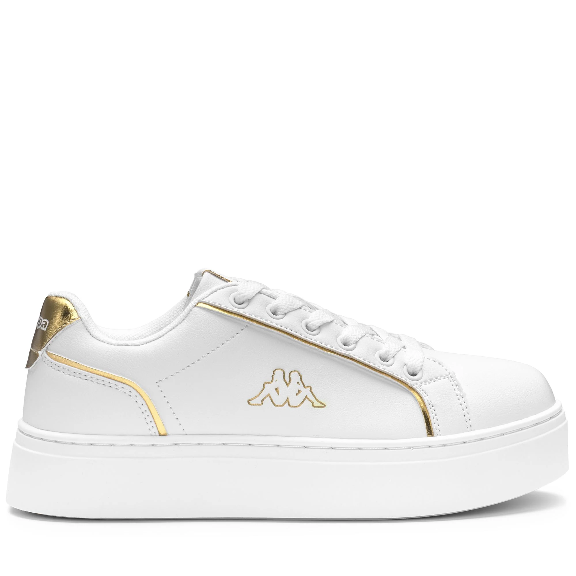 LOGO  MARIBEL - Sneakers - Low Cut - Woman - WHITE-YELLOW GOLD RICH - Image 3