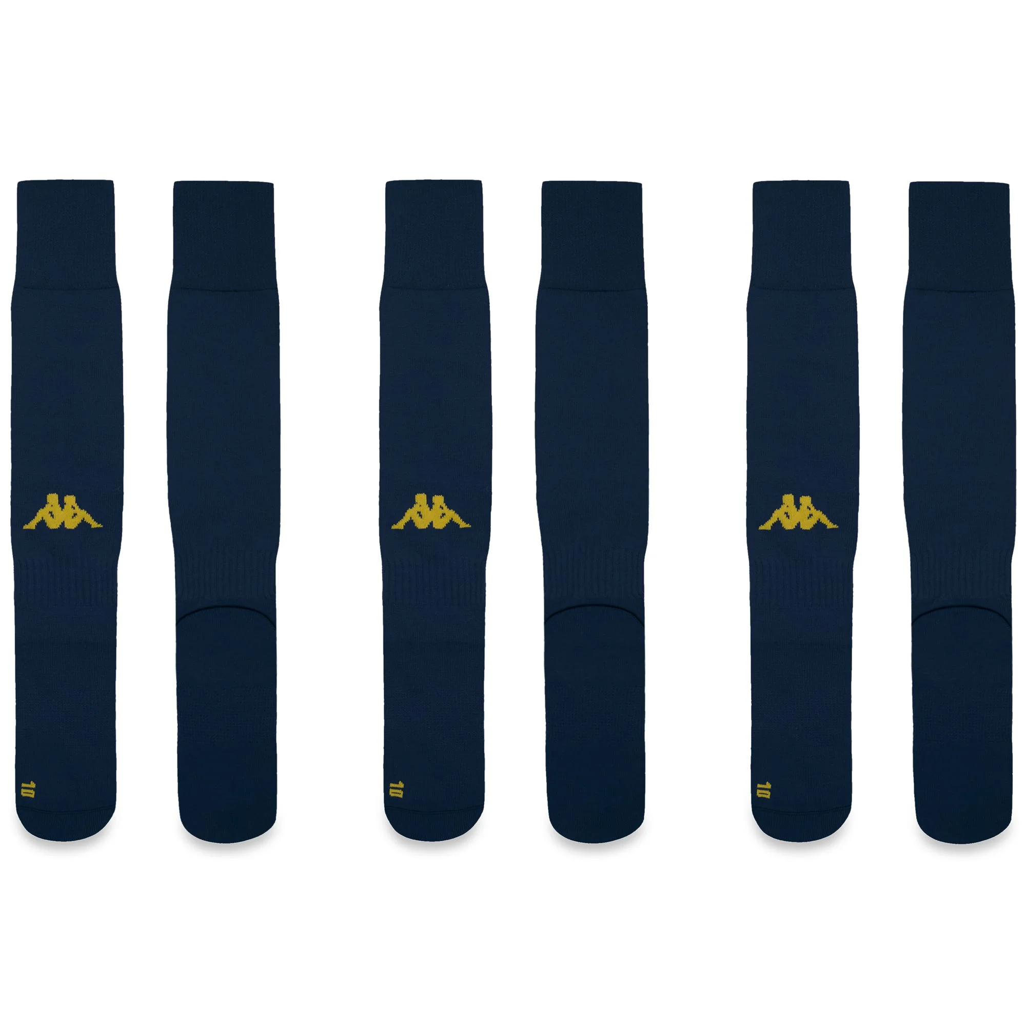 KAPPA4FOOTBALL PENAO 3PACK - Socks - Knee High Sock - Man - BLUE MARINE-YELLOW CHROME - Image 2