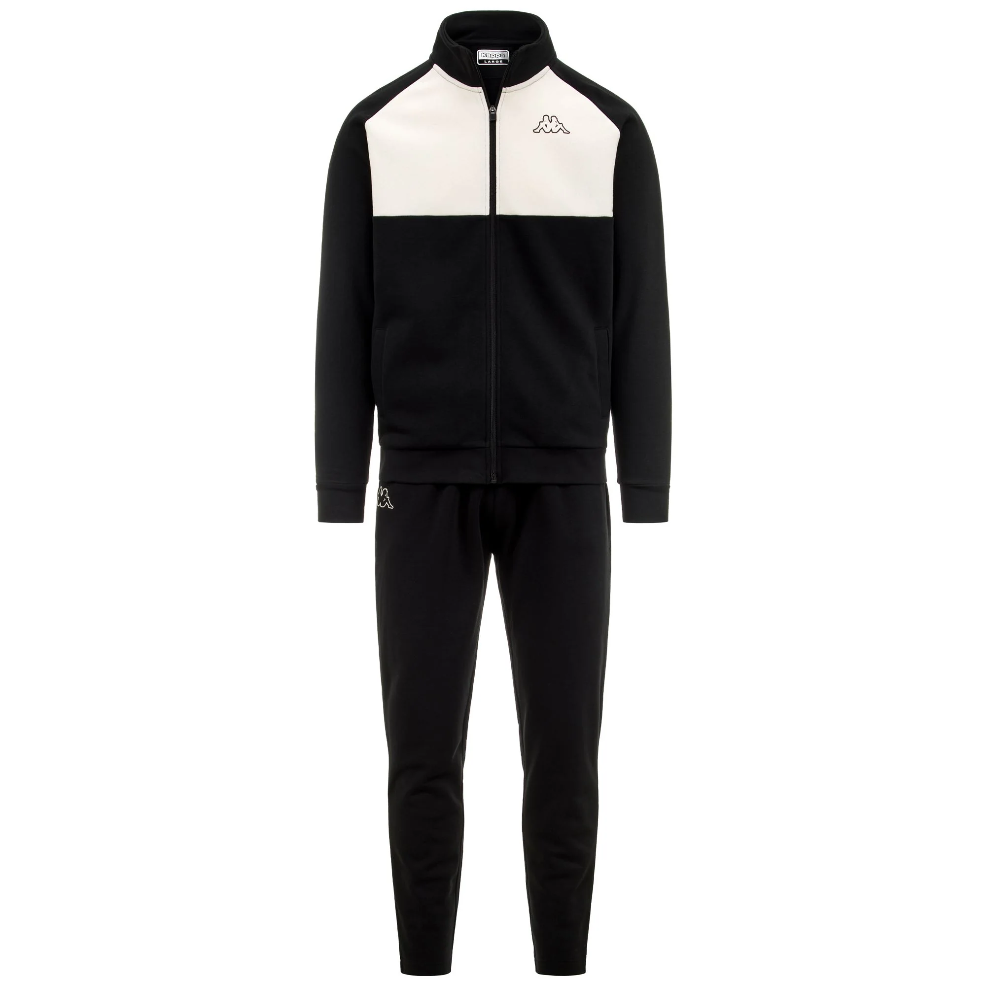 LOGO  FADI - Sport Suits - TRACKSUIT - Man - BLACK-WHITE WHISPER