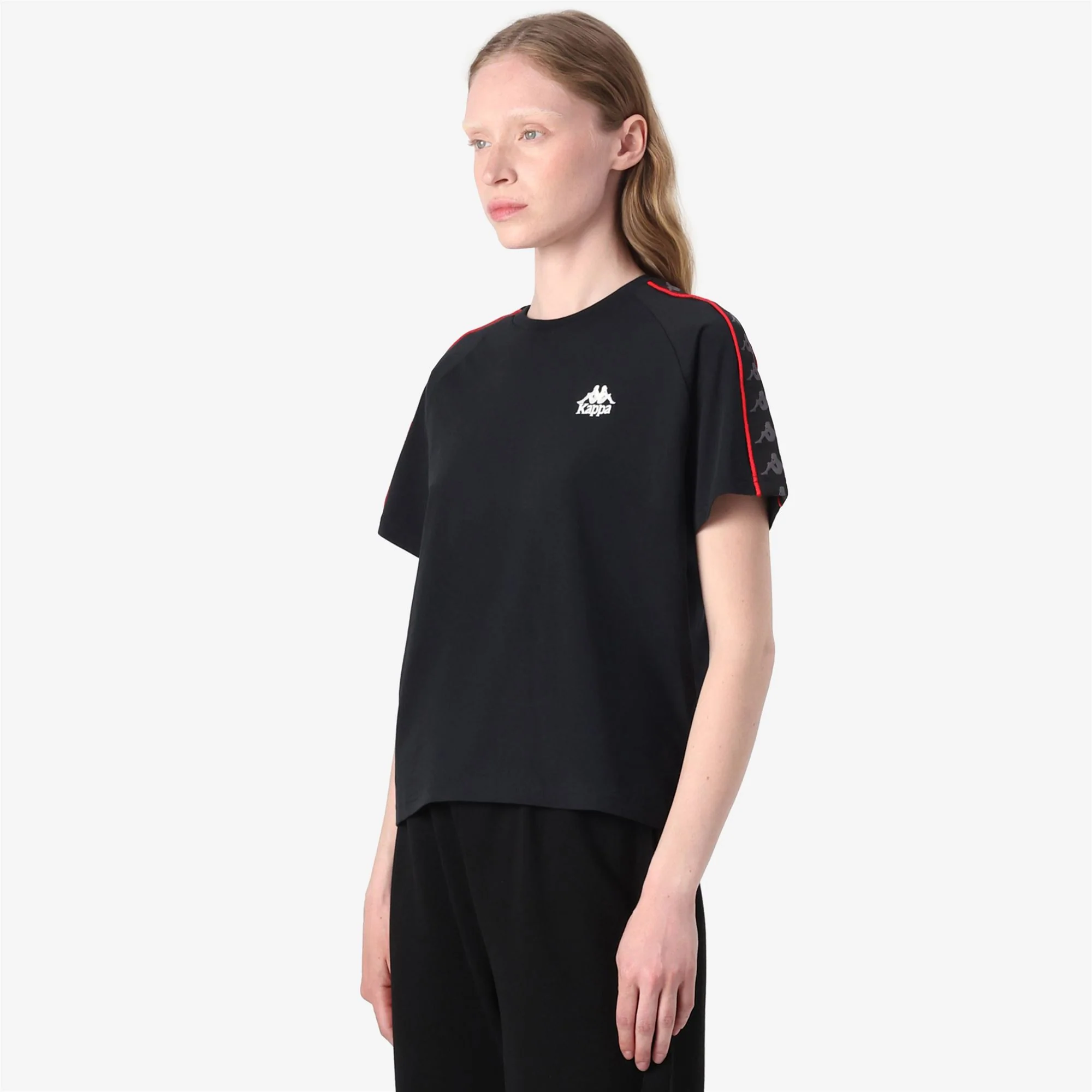 222 BANDA ADI - T-ShirtsTop - T-Shirt - Woman - BLACK-RED RACING-WHITE - Image 5